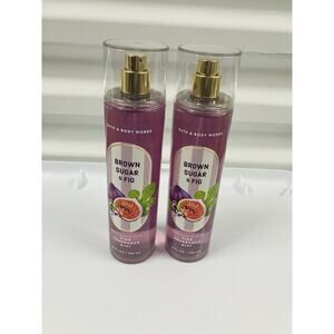 Bath & Body Works Brown Sugar & Fig Body Mist Spray X2 Bath And Body Works1